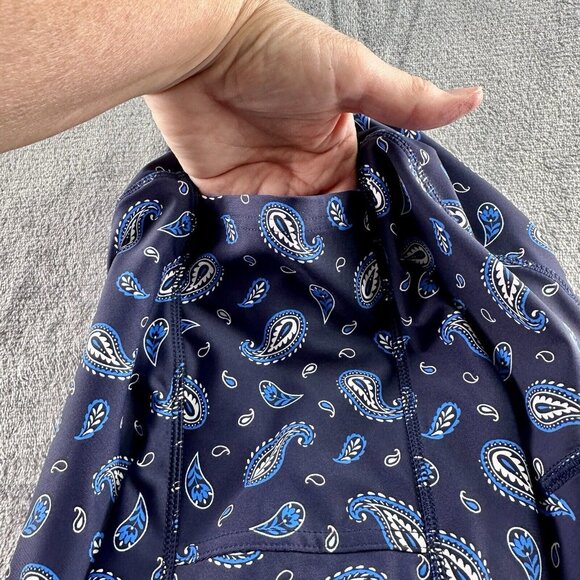 Lands' End Bike Swim Shorts Women's M High Waisted 6" UPF 50 Chlorine Resistant - Picture 3 of 9